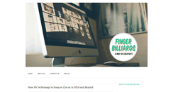 Desktop Screenshot of fingerbilliards.com
